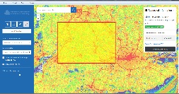 Screenshot of the GIS Interactive Map
